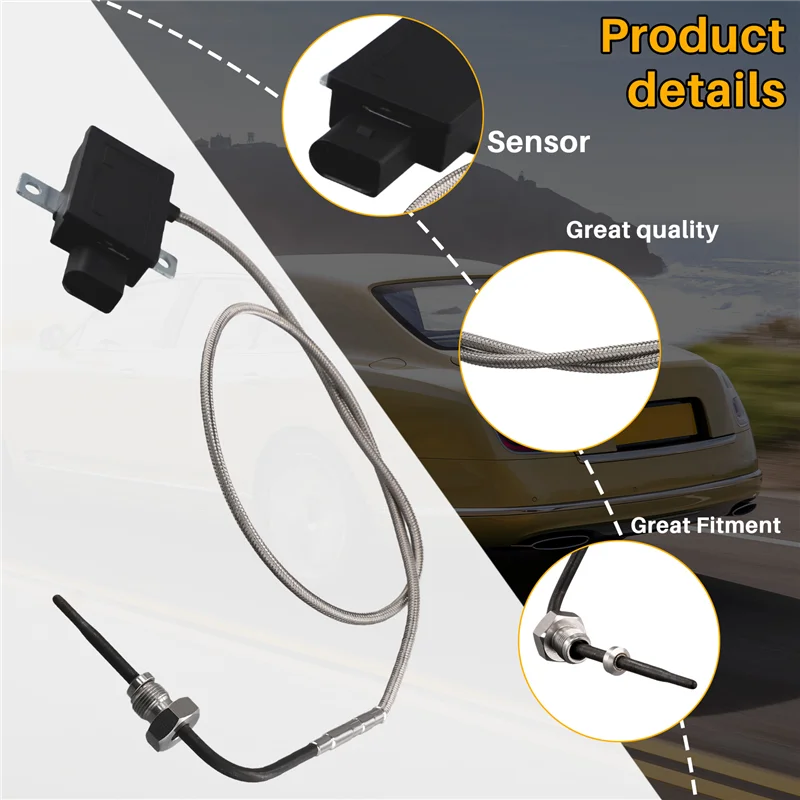

AB56-1 Pcs Exhaust Gas Temperature Sensor Replacement For Bentley Mulsanne 07V919529H Bentley Parts