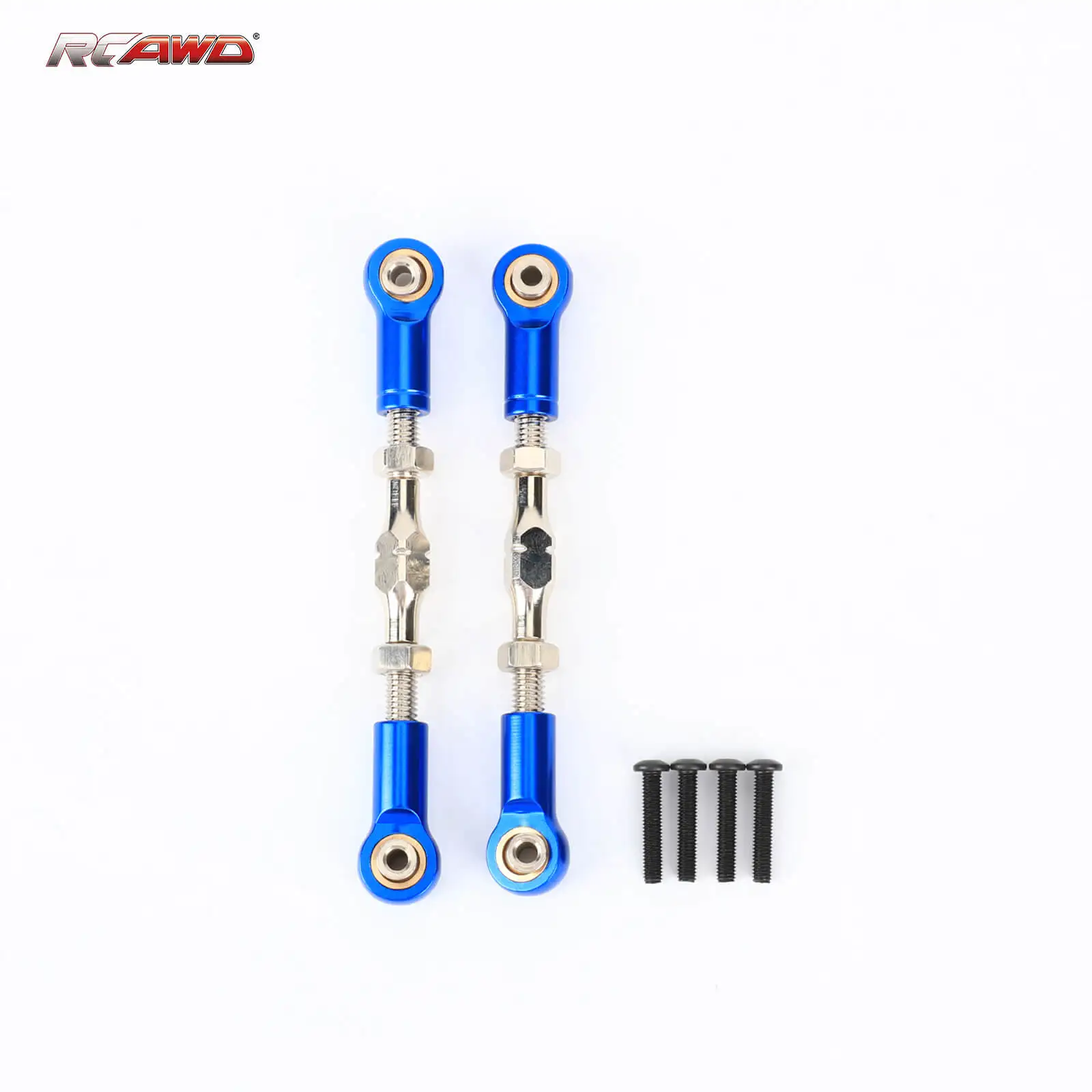 RCAWD aluminiowe grubsze przednie zawieszenie górne ogniwa do 1/10 LOSI Baja Rey 4WD 1/10 Hammer Rey U4 Rock Racer ulepsza części