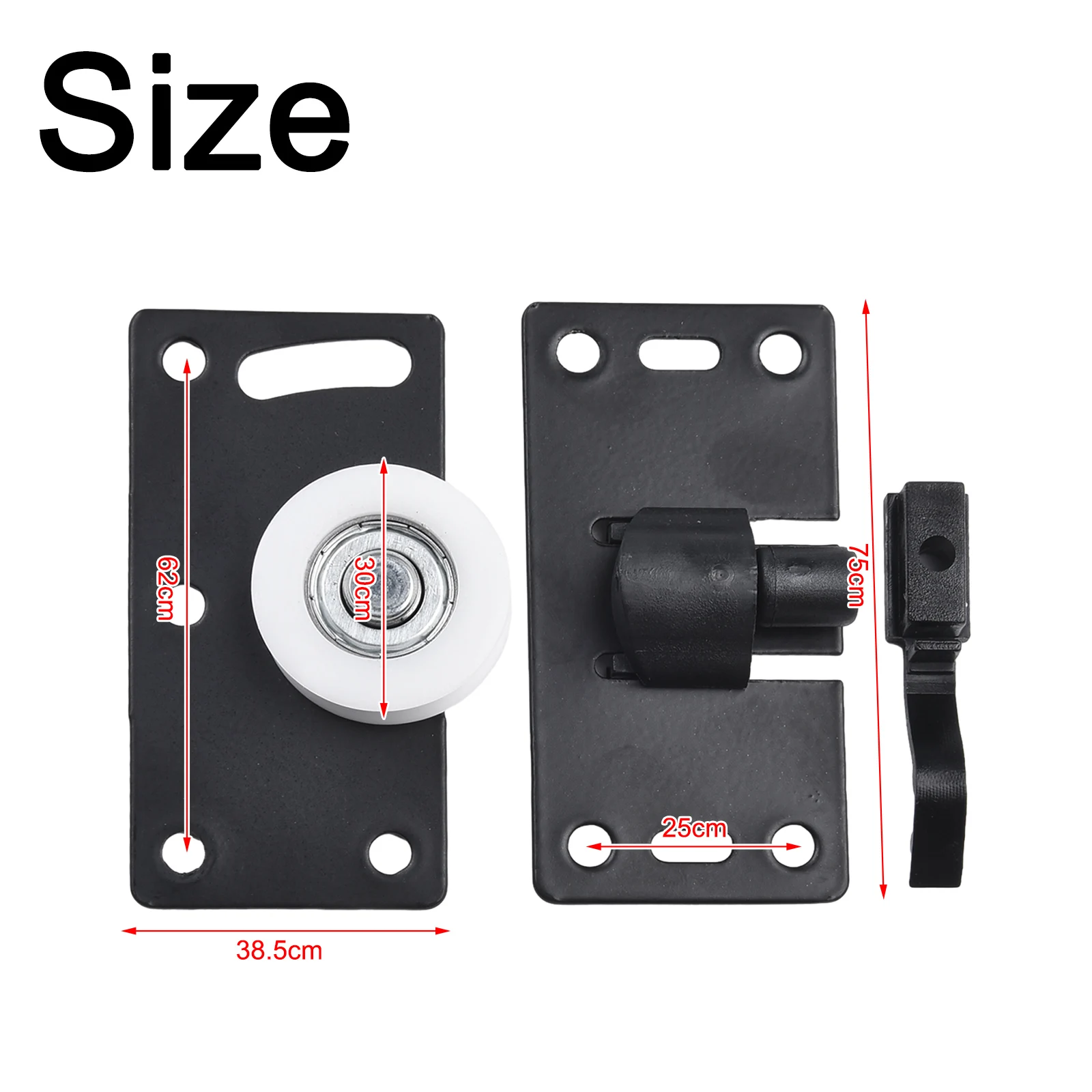 Runners Door Rollers Accessory Black Element Funiture Home Pulleys Replacement Sliding Wardrobe Wheels Brand New Supply