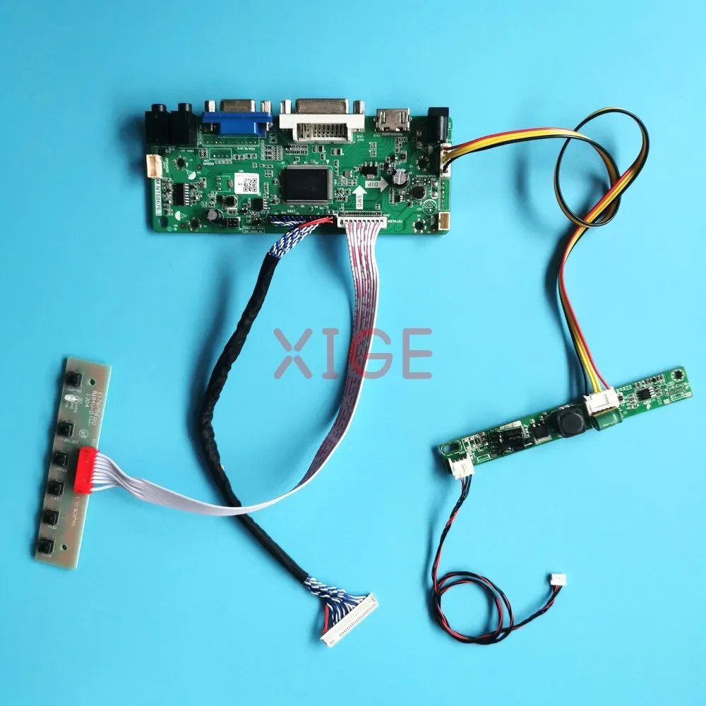 

For LTM230HT10 LTM230HT11 LTM215HL01 LCD Display Driver Board Screen 30-Pin LVDS 1920*1080 23" VGA DVI HDMI-Compatible Kit DIY