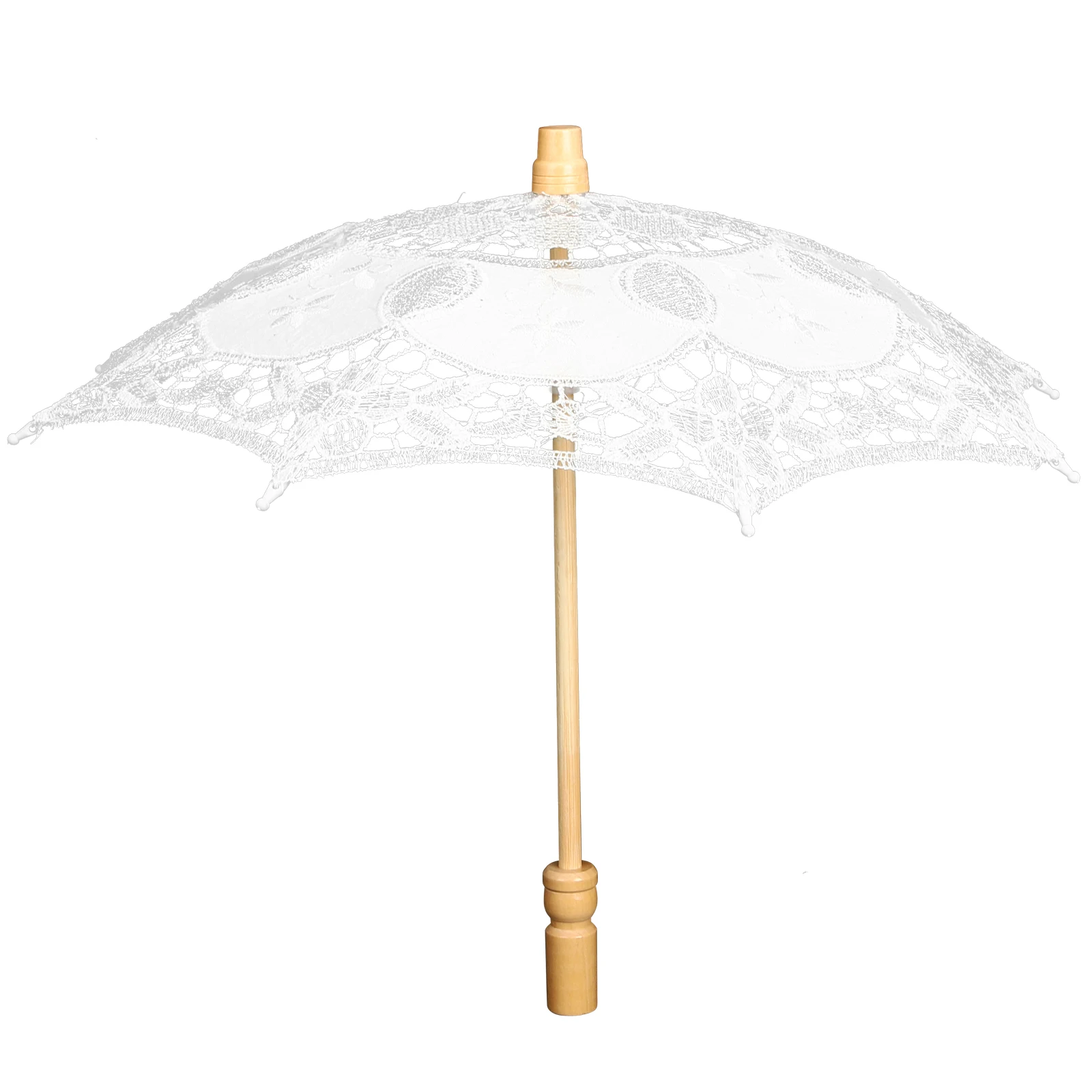

Lace Umbrella Parasol Decorations Vintage Wedding nament Satin Goth Strong Reliable Embroidery Beautiful Practical Bride