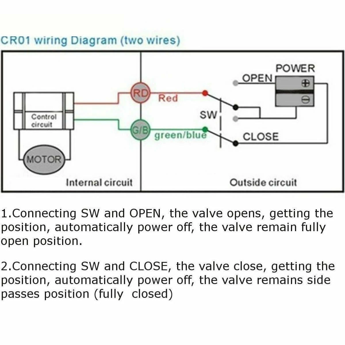 AD23-DN20 G3/4 Katup Bola Bermotor Listrik Kuningan 12V DC, Pengaturan 3 Kawat 2 Arah