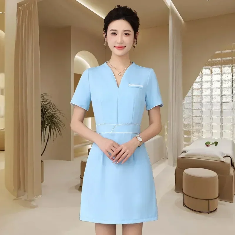 

Beauty Salon Beautician Work Clothes Medical Beauty Skin Management Skin Care Center Mother and Baby Massage Teacher Clothes