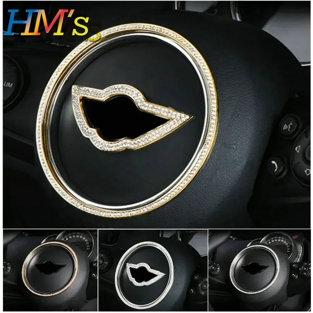 

Car For Mini Cooper S JCW F55 F56 F54 F60 R55 R56 R60 Auto Parts Steering Wheel Decoration Center Frame Rim Cover