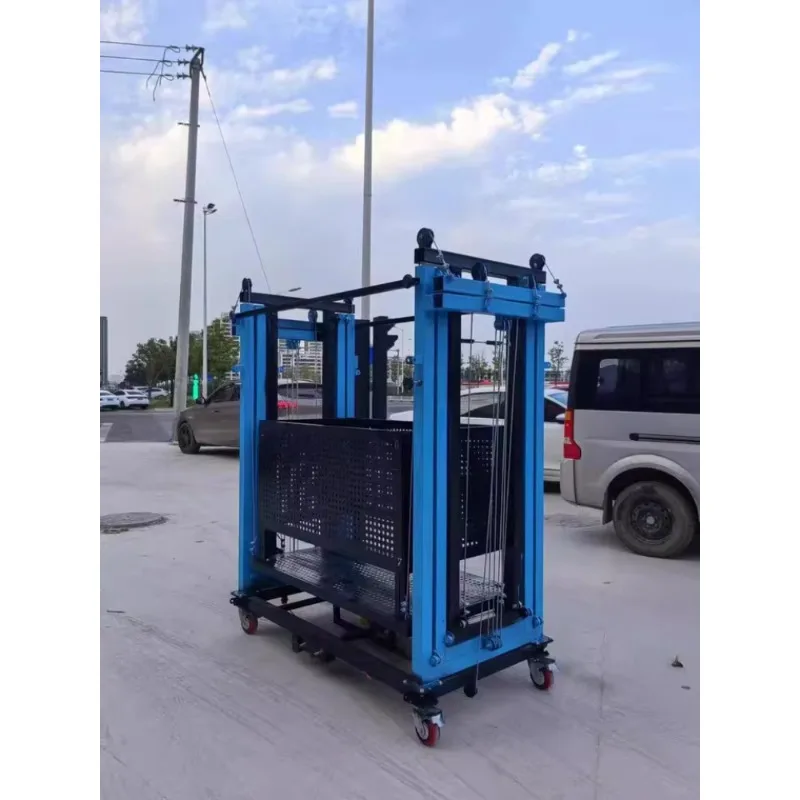 Heavy Duty Hydraulic Lifting Machine 500KG Load Capacity Industrial Scaffolding For Workshop Equipment
