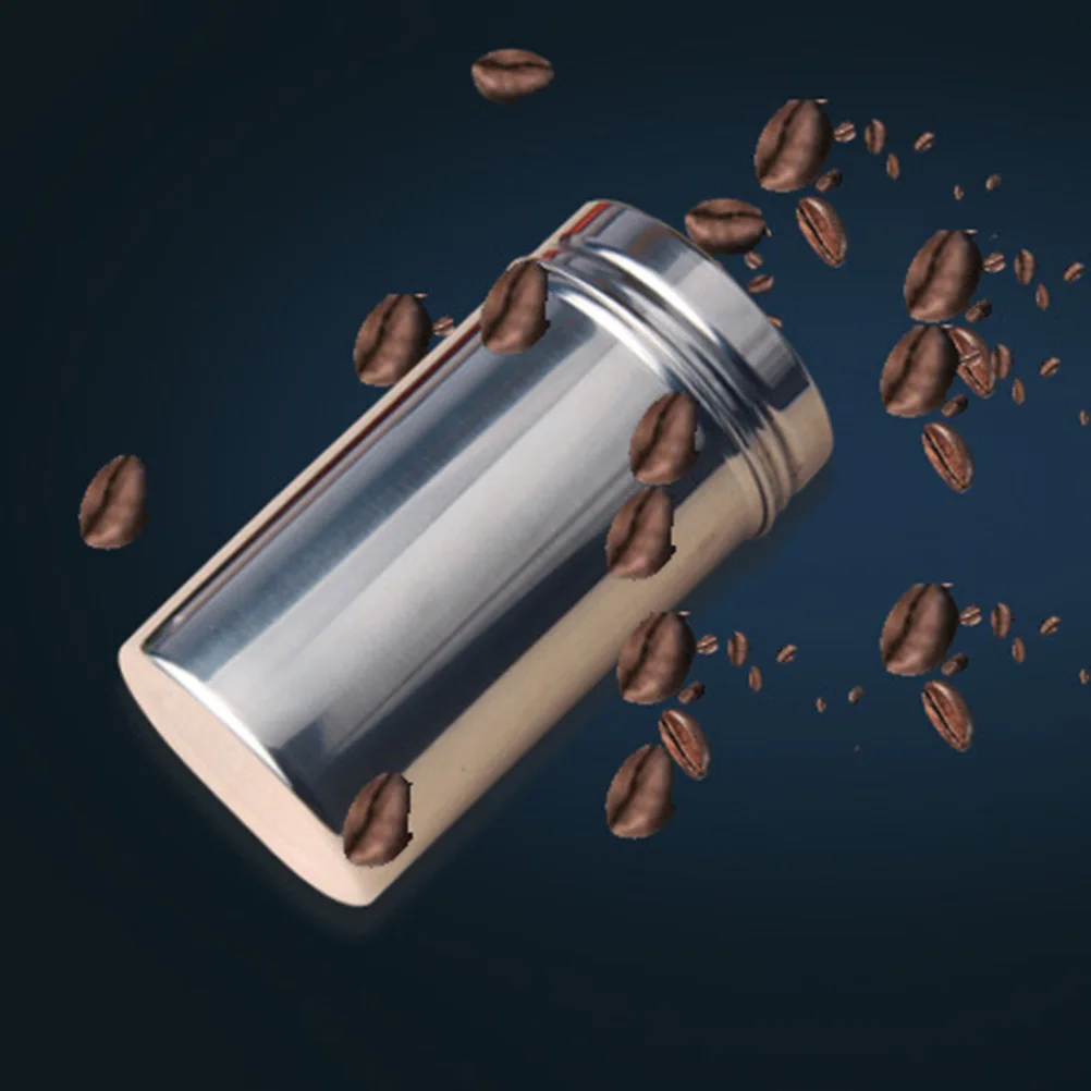 

Stainless Steel Storage Jar 304 Food Container Sealed Can Travel Portable Tank Spice Box Airtight Lid Holder