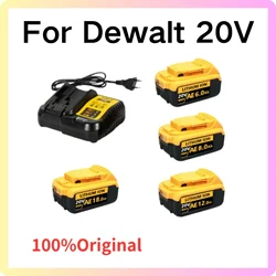 Original DCB200 20V 12000mAh Lithium Replacement Battery For Dewalt 18V DCB184 DCB200 DCB182 DCB180 DCB181 DCB182 DCB201 DCB206