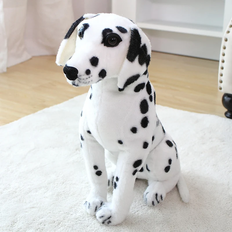 Lifelike plush toy Giant Dalmatian Dog Stuffed Animals Dog Plush Toys Gift For Birthday