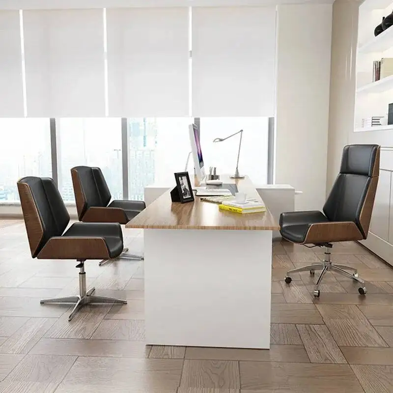 كرسي مكتب حديث كرسي مكتب دوار مريح مع كرسي مهام بأذرع قابلة للطي لغرفة الدراسة البسيطة #4