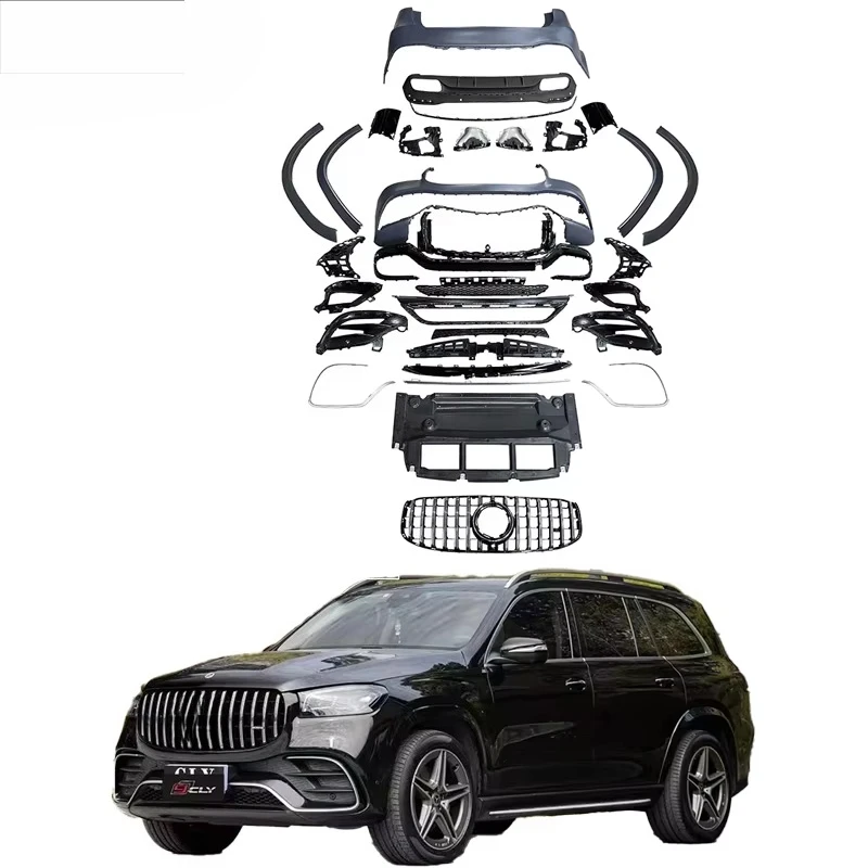 

Hot Selling Car Body Kit for GLS Upgrade GLS63 Body Kit Car Bumper Front Rear Bumper Grill Diffuser Skirt