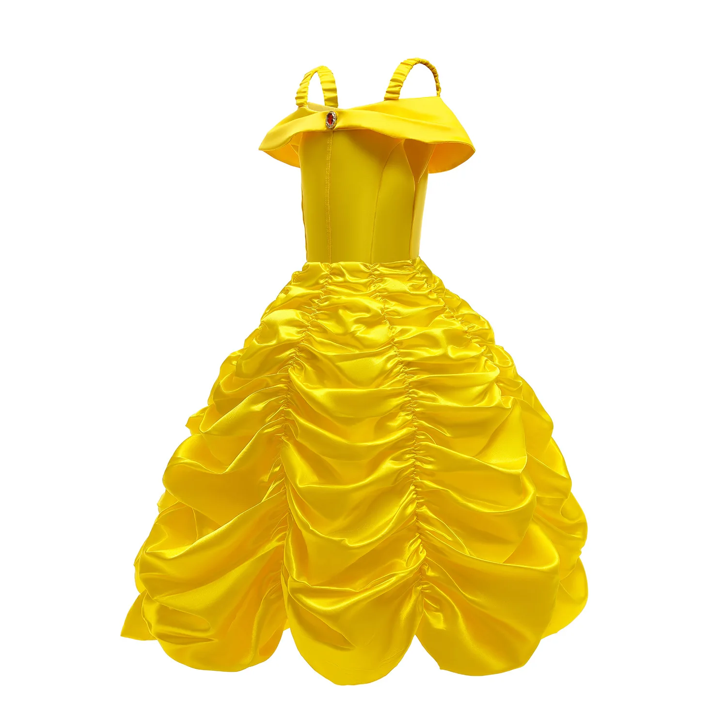 white christmas dresses Princess Belle 2017 Live Action Movie Girls Size Cosplay Costume