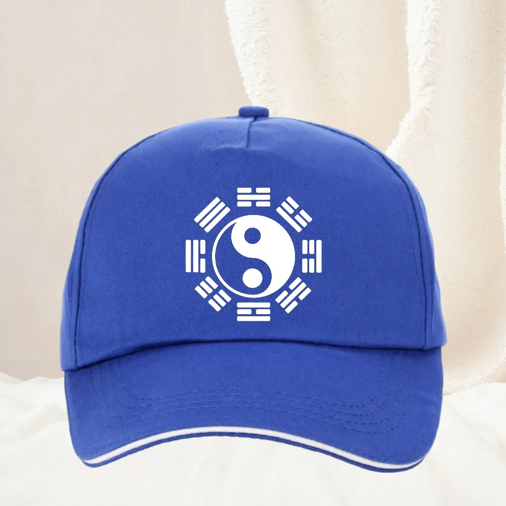 BAGUA YIN YANG SYMBOL I CHING TAOISM TAI CHI FENG SHUI PAKUA hat Trendy Baseball Caps Gift