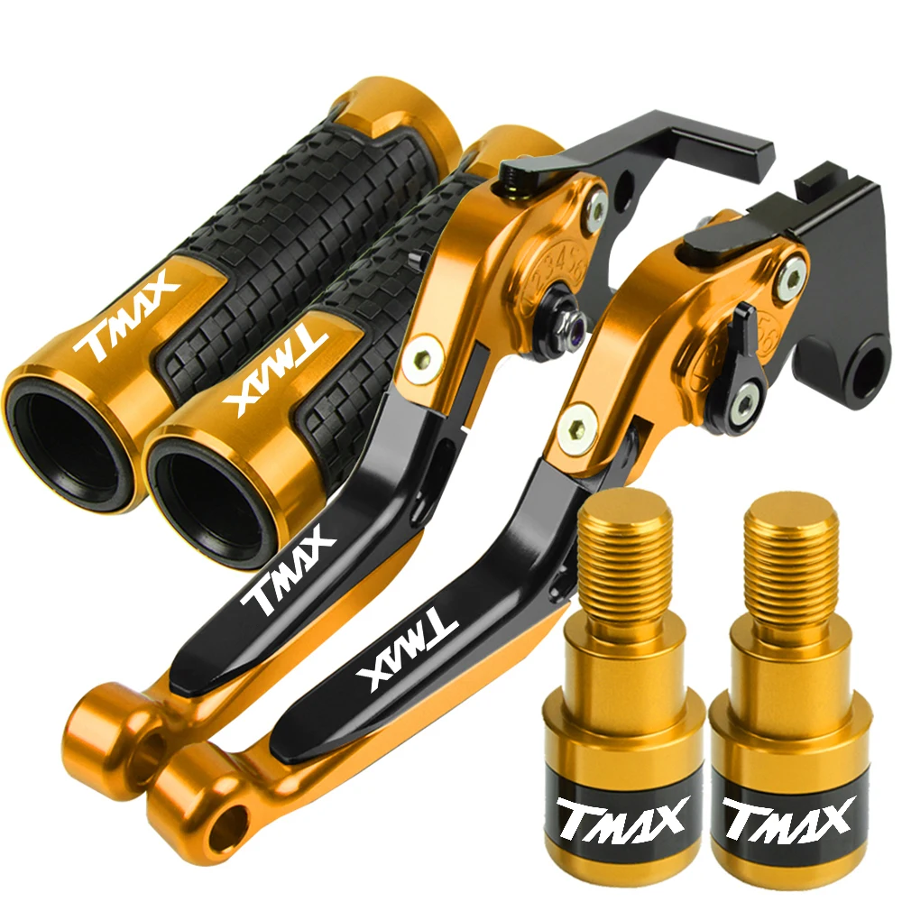 

For YAMAHA T-MAX TMAX 500 530 2008 - 2015 2016 2017 2018 Motorcycle Brake Clutch Levers TMAX500 TMAX530 Handlebar Hand Grip End