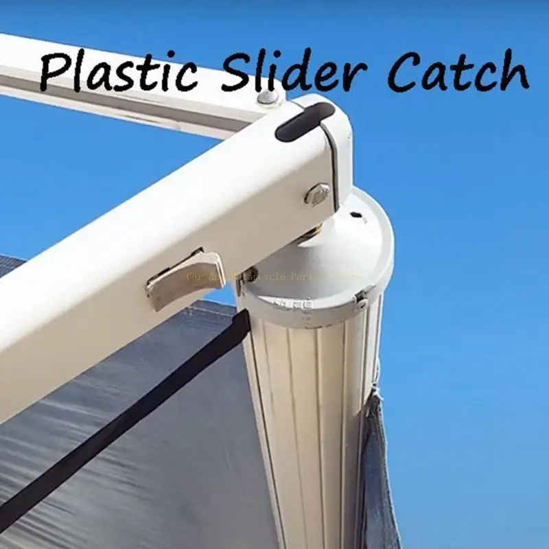

2pcs Trailer RVs Shading Patio Awning Slider Catch Assembly Slider Catch for Dometic A&E 8500 9000 830472P002