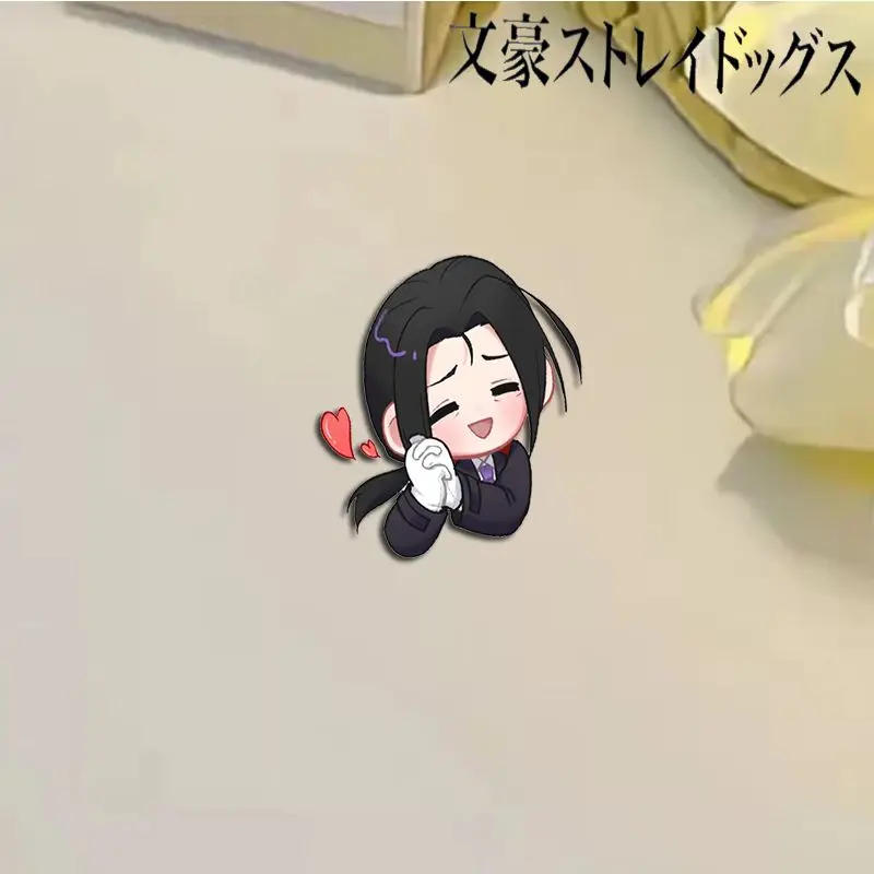 بروش شارة أنيمي أكريليك ، دبابيس كرتون ، ديكور ذاتي الصنع ، إكسسوارات ملابس حقيبة ظهر ، Dazai Osamu Nakajima Atsushi
