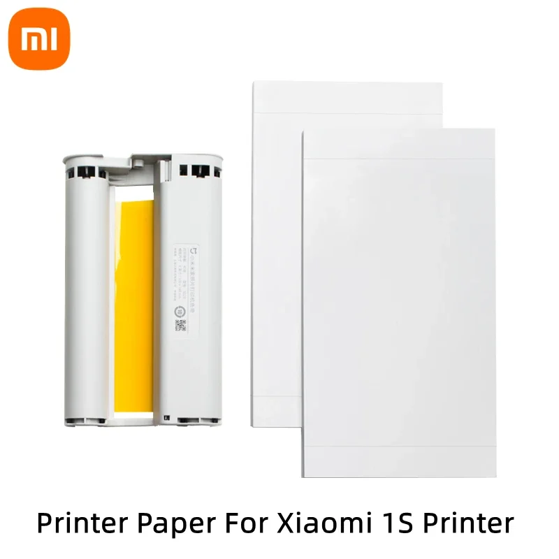 Xiaomi Mijia Mi 1S Printer Paper HD 40Pcs 3 Inch/ 80Pcs 6 Inch Printing Paper Inkless Printing For Xiaomi Mijia Printer 1S