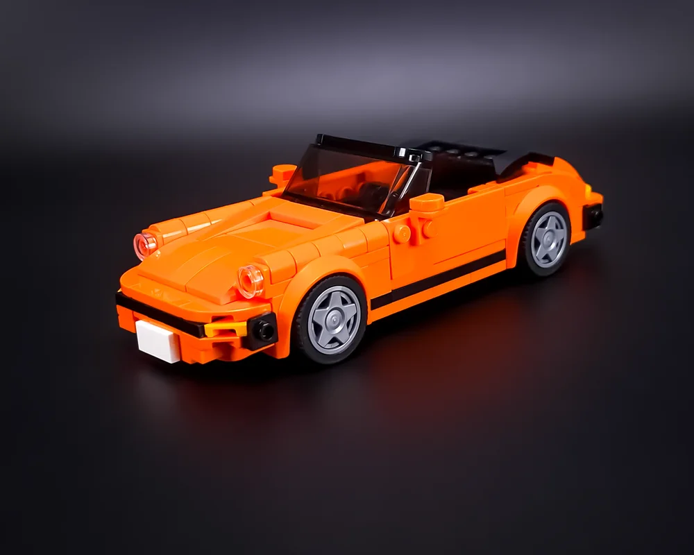 MOC Convertible Sports Car Building Blocks 313Pcs Open-top Racing Vehicle DIY Assembly Bricks Model For Adult Collection