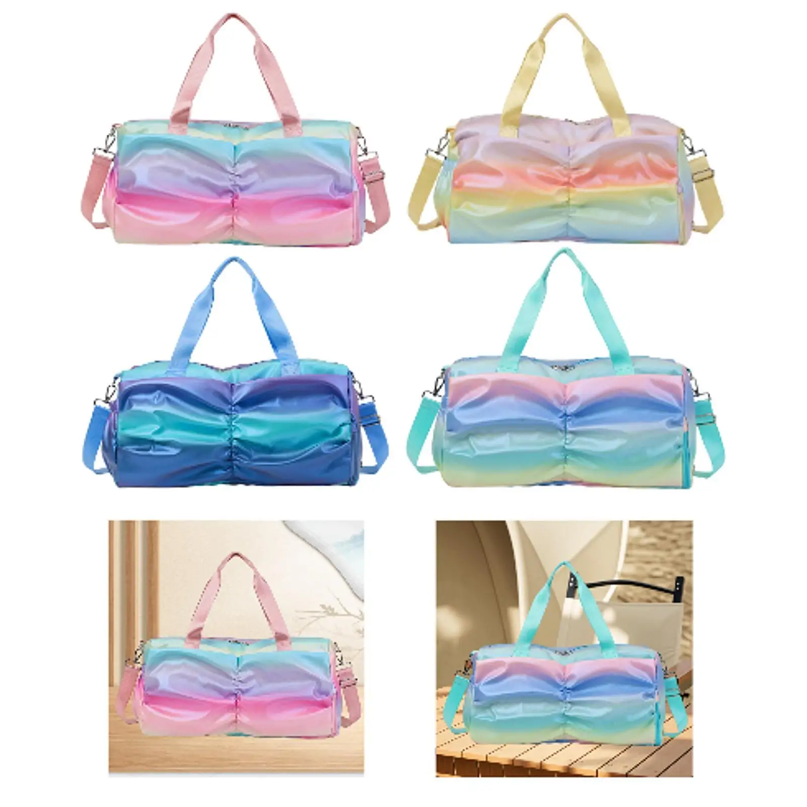 

Travel Bag with Storage Pockets Lightweight Women Men Large Capacity Portable