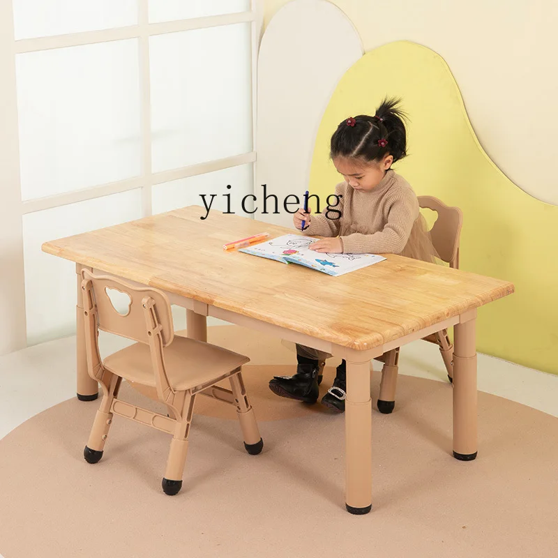 Tqh Children's New Table Chair Kindergarten Suit Home Baby Table and Chair Learning Writing Toy Table