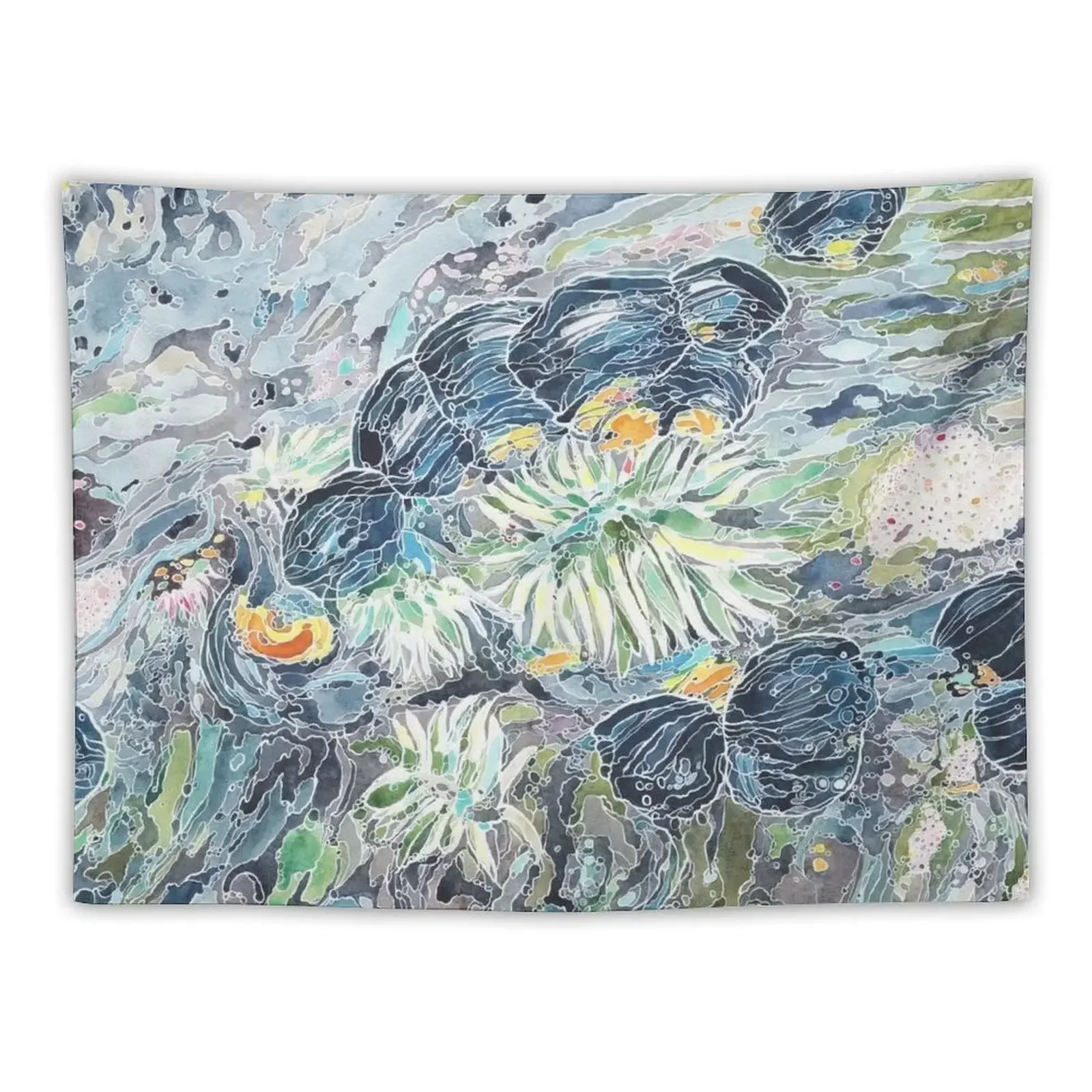 Fitzgerald Marine Reserve Tide Pool Tapestry Bedroom Decor Aesthetic Room Decor Aesthetic Decoration Tapestry