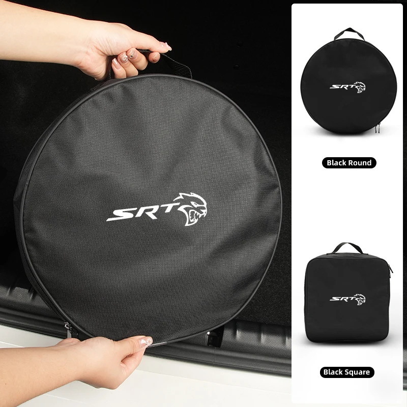 Car EV Chargeing Cable Storage Bag Travel Organizer Box For Dodge SRT Journey Charger Challenger Caliber Nitro Durango Avenger