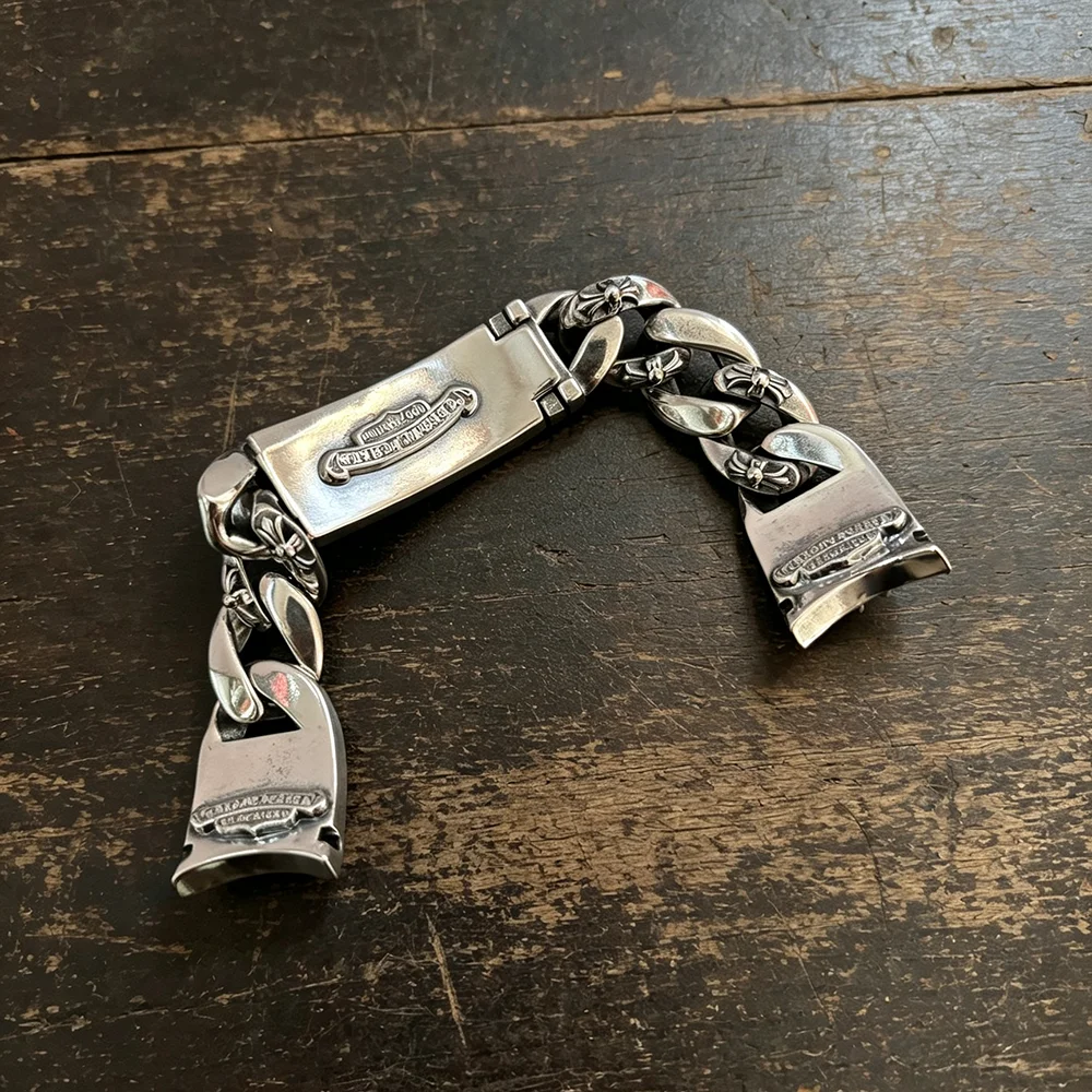Fashionable Cross Pattern Watch Strap Unisex Couples Matching Long Flower Design Buckle Clasp Elegant Stylish Accessory