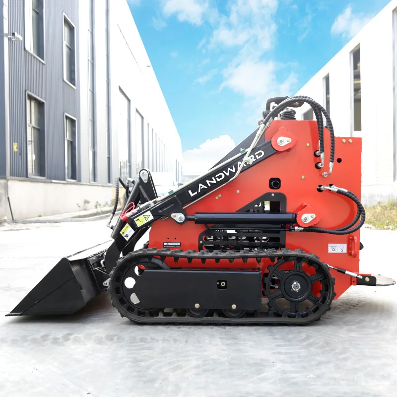 Fast Delivery EPA Euro 5 Skid Steer Loader Stand Behind Diesel Engine Small Crawler/Wheeled Front Loaders Snow Shovel Customized