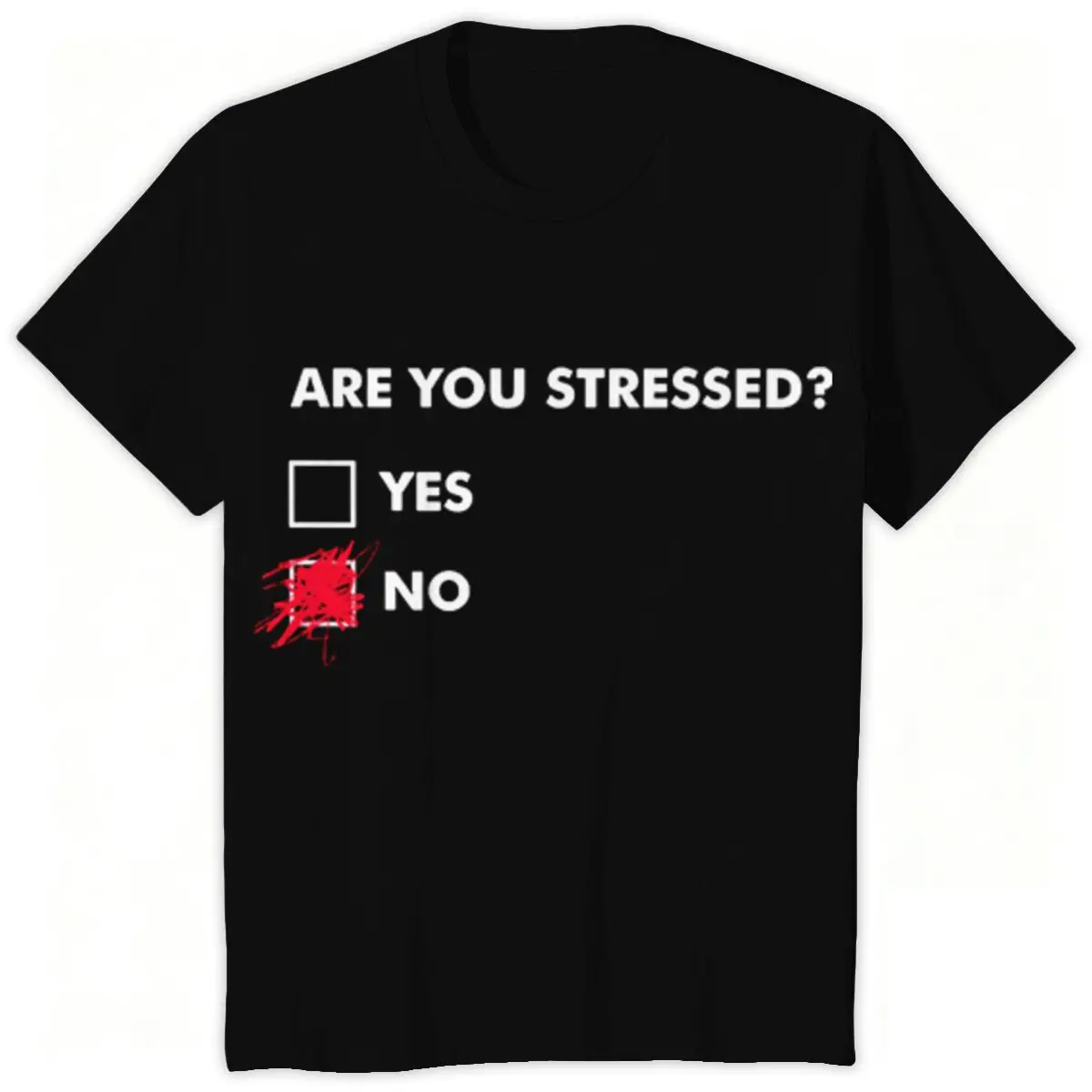 Are You Stressed? Print T Shirt Men Women Humor Vintage Luminous T-shirts Fashion Design Originality Streetwear Unisex Camiseta