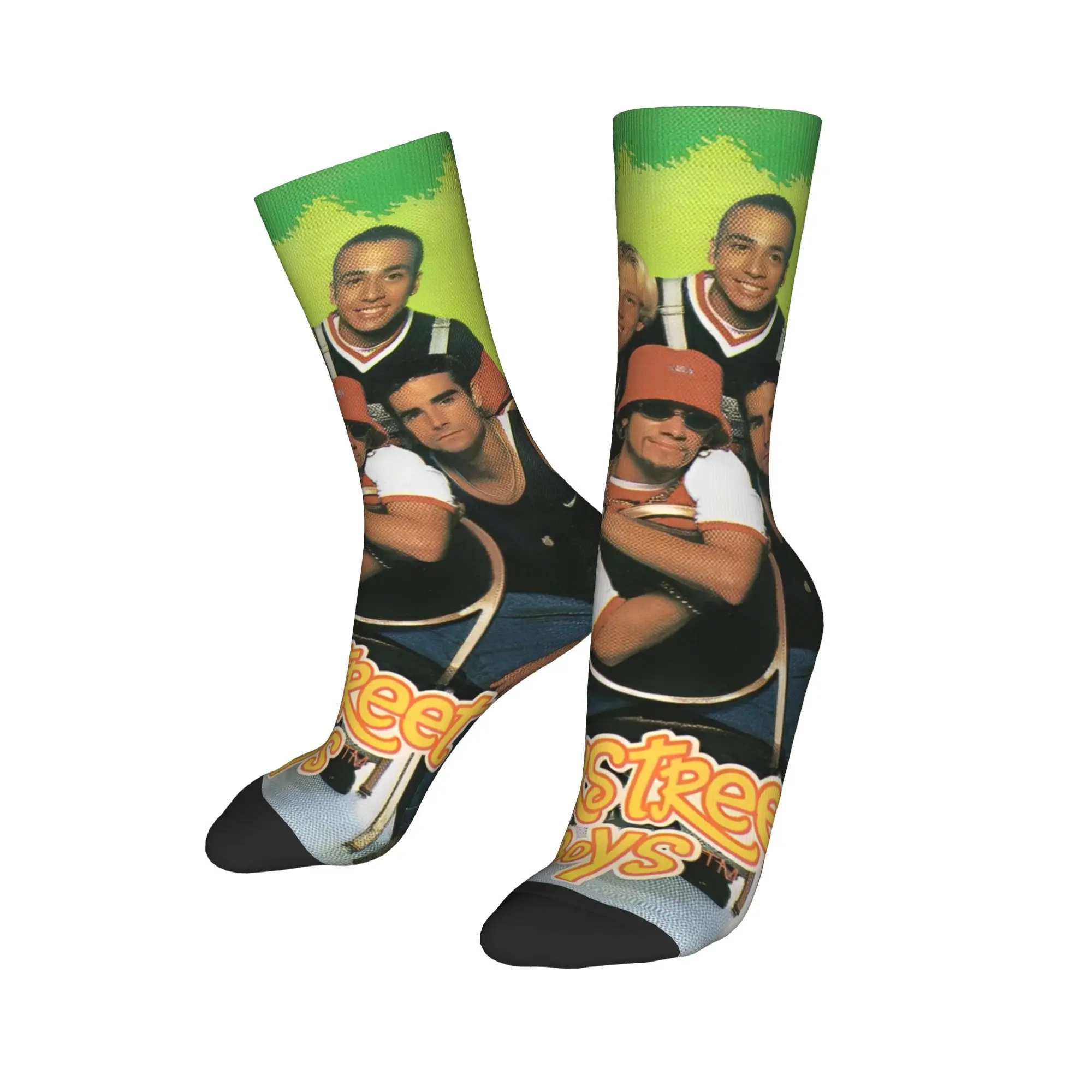 Bsb backstreet meninos banda meias modernas inverno antiderrapante adultos homens meias quentes padrão macio esportes ao ar livre meias