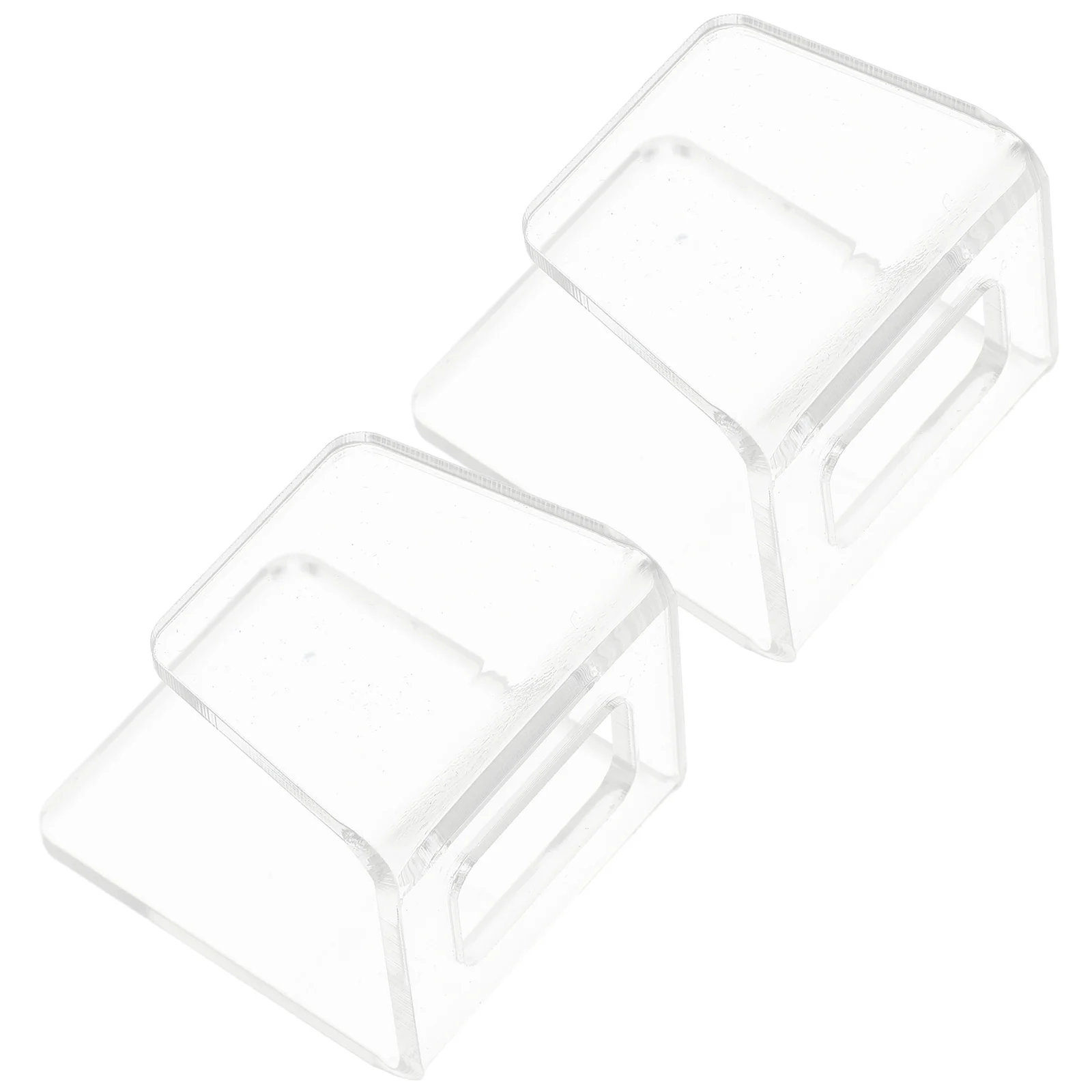 

2 pcs Acrylic Sponge Holder For Kitchen Sink Space Saving Drain Rack Organizer Dishcloth Storage Box Bathroom Counter