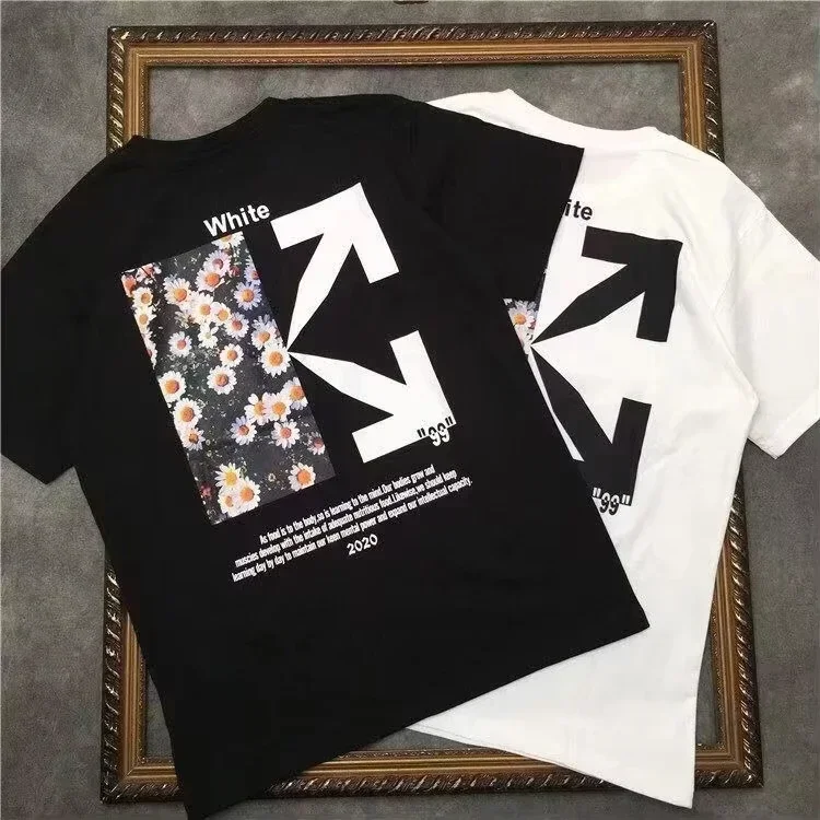 Camiseta de manga corta de algodón pesado americano 2025, camiseta Ins G-Dragon con la misma marca de lujo de alta calidad, venta Popula