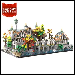 MOC Movies Lords Ringsed Scene Architecture Rivendell Model Building Blocks MOC-182098 Ideas Set Assemble Bricks Toys Gifts