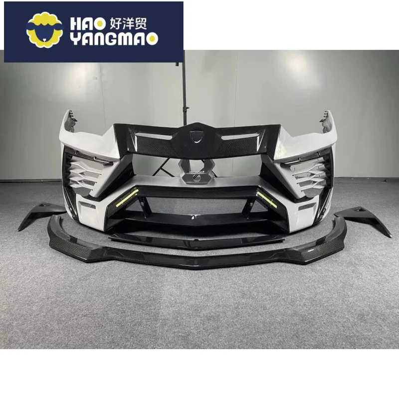 Applicable to Urus Top-Rated M-Shape Carbon Fiber Kit Bumper, Lip Front Bar