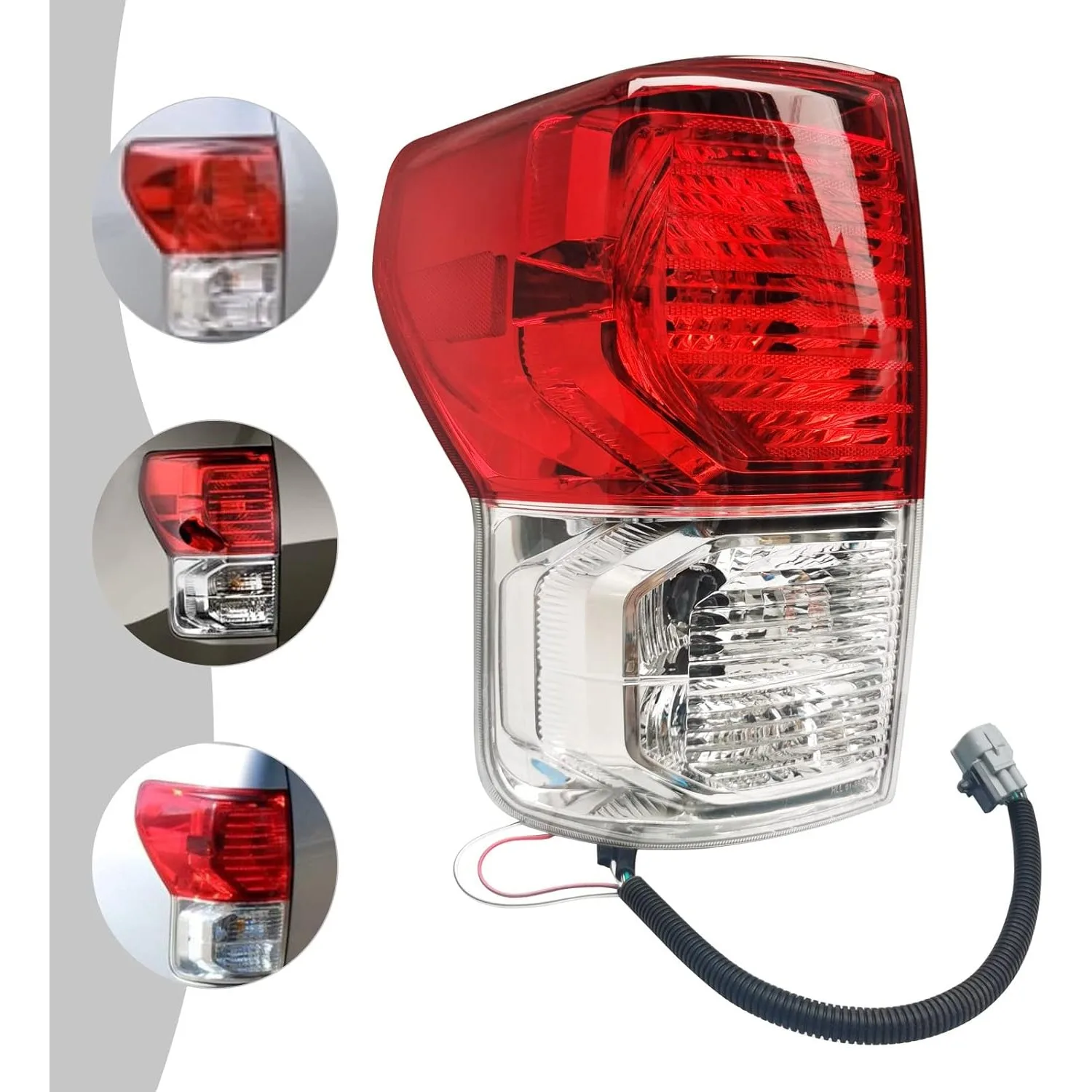 Tail Light Assembly Compatible with Tundra 2010 2011 2012 2013 Rear Taillight Reverse Brake Light Driver Side Rear Stop Light