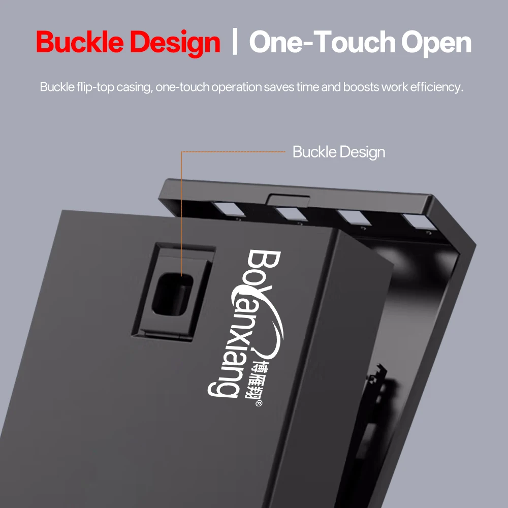Premium Fiber Terminal Box 0.8mm Cold-Rolled Steel Anti-Fingerprint Anti-Rust Electrostatic Paint One-Key Open Easy Maintenance
