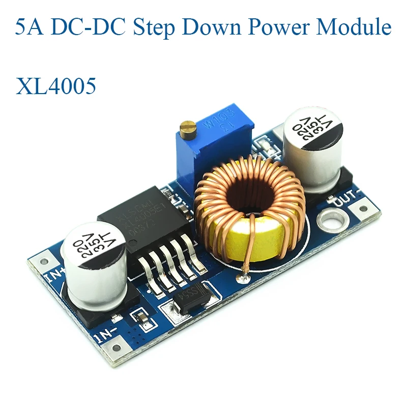 

50W DC-DC Step Down Converter Step Down Power Module 5-32V to 1V-24V 12V 24V 5A Power Supply Module Integrated Circuit