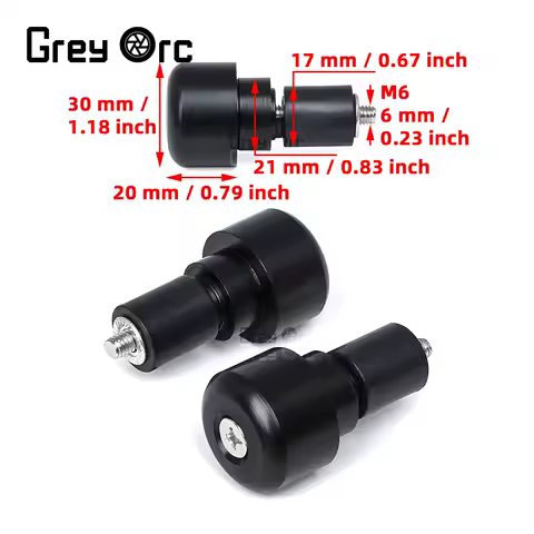 Motorcycle Handlebar Grips Handle Bar Cap End Plugs For Honda CB400 CB1300 CBR600RR CBR600 RR CBR1000RR F5