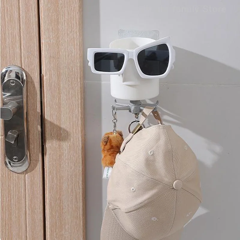 Multifunctional Glasses Storage Rack Creative Glasses Holder Sunglasses Stand Funny Facial Design Six Claw Storage Rack