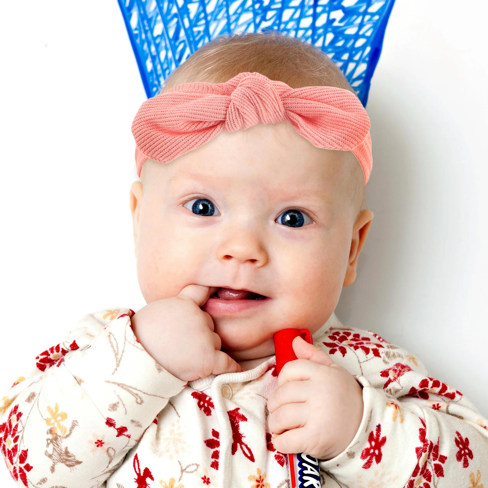 

Comfortable Baby Head Bands High Elasticity Trendy Design Newborn Essentials Photo Props Toddler Girls Knitted Bows Decor