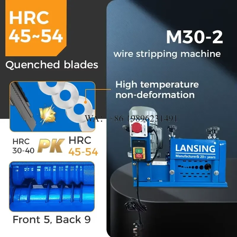 Wmwmnu for Top and Bottom Stripping M30-2 Wire Stripping 1-30mm Double Blade Compact High Quality Low Price