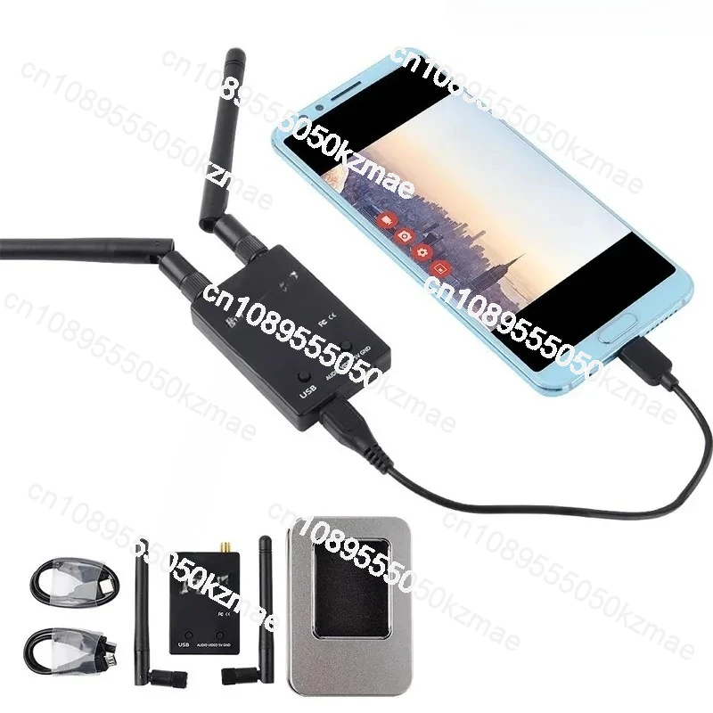 

UVC FPV Receiver | Single/Dual Control, 150CH 5.8G Full Channel W/Audio, for Android Smartphone/PC