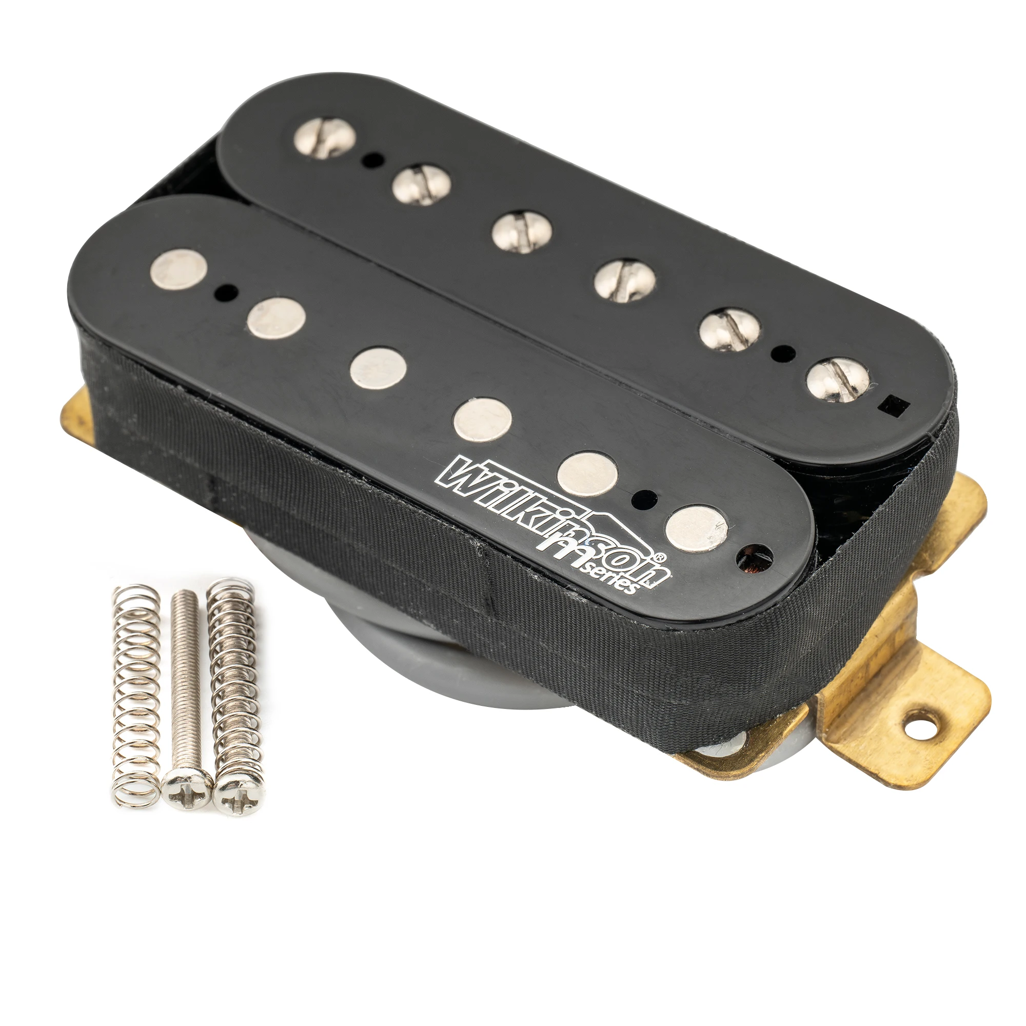 Wilkinson M Series Classic Tone Ceramic Overwound Open Style Humbucker Neck Bridge Pickup for Electric Guitar