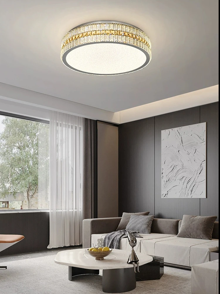 Imagem -03 - Postmodern Luxury Crystal Chandelier Lamp Decoração de Casa Led Sala de Estar e Quarto Novo Design Luminária 2024