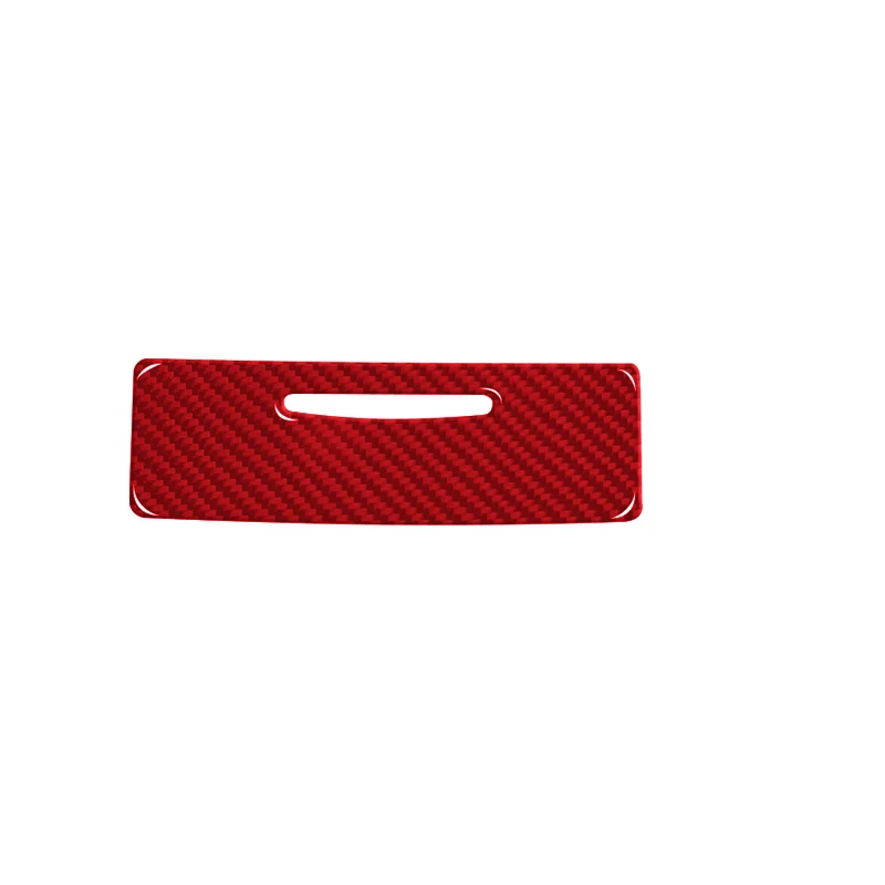 For BMW 3 Series E90 2005-2012 Carbon Fiber Car Accessories Rear Seat Air Conditioning Outlet Frame Trim Ashtray Cover Stickers