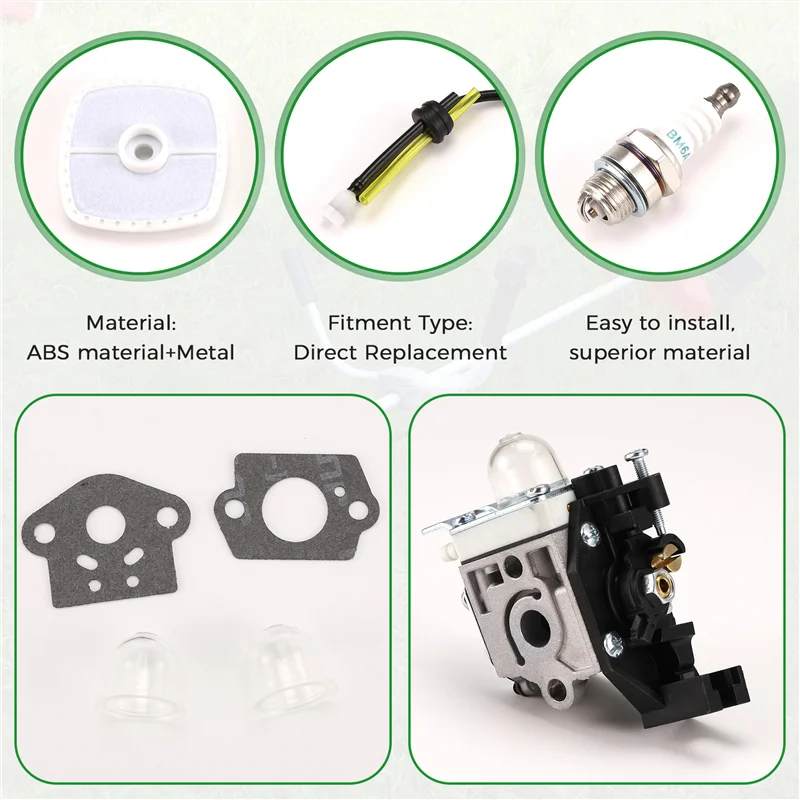 AT51-Carburetor For Echo GT225 GT225I GT225L PAS225 PE225 PPF225 SHC225 Trimmer Premium Weed Eater Edger Part