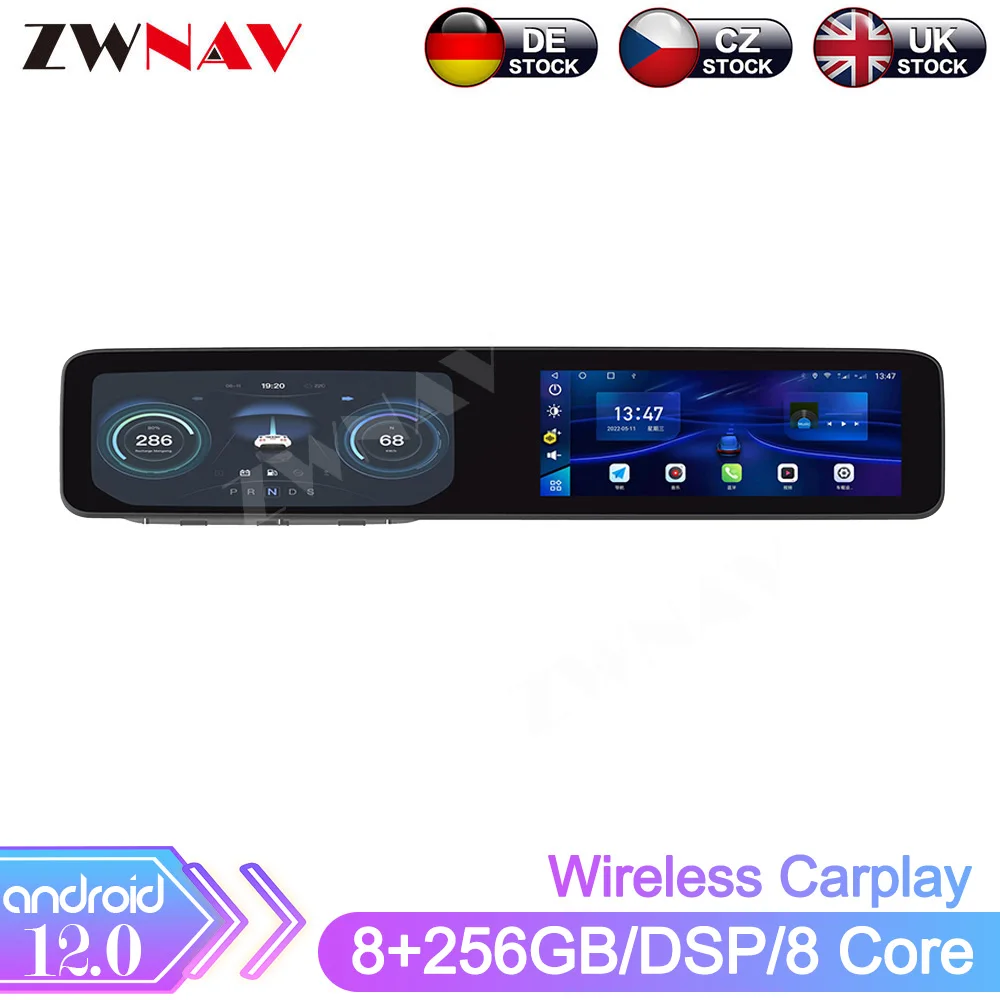 

For Ford Transit 2023 Car Radio Android Auto Central Multimedia Car Stereo Receiver GPS Navigation Auto Radio Recorder Head Unit