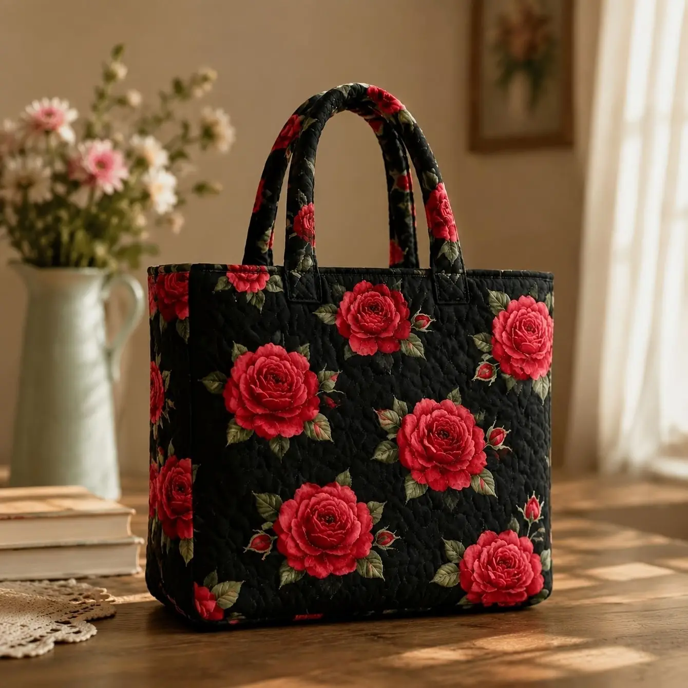 3D Printed Quilted Tote Bag Shopping Bags Gifts Shoulder Bag elegant Handbag Sport Bag Travel Beach Hiking Camping