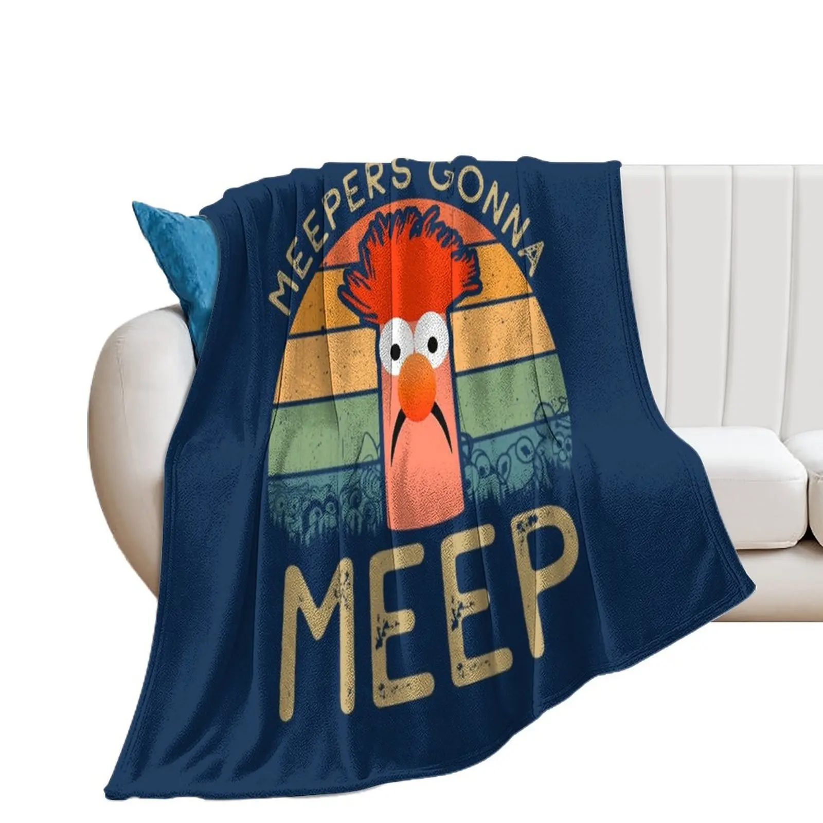 Meepers Gonna Meep T-ShirtMeepers Gonna Meep Throw Blanket Stuffeds Decoratives Custom Blankets