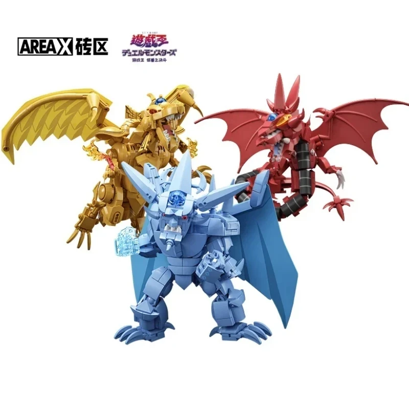 Nuovo di zecca in scatola AREA-X Yu-Gi-Oh The God of Obelisk Garage Kit Boy Puzzle Assembly Model ornamenti Desktop regalo di compleanno fai da te