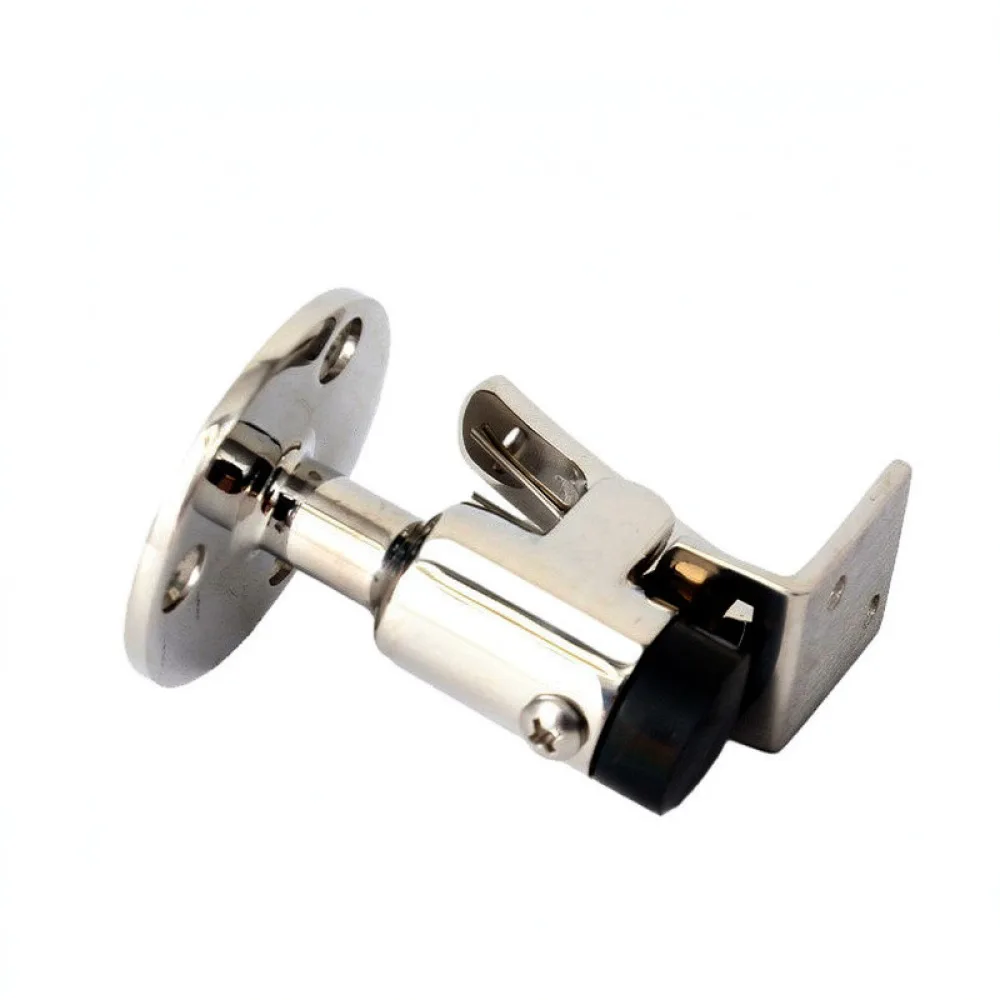 Heavy Duty 316 Stainless Steel Door Stopper Catch For RV Camper Marine Yacht Hardware Stable Windproof Gate Fixation Tool